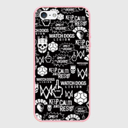 Чехол для iPhone 5/5S матовый Watch dogs legion