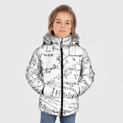 Зимняя куртка для мальчиков 3D Мама,я математик! - фото 2