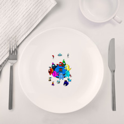 Набор: тарелка + кружка Among Us - фото 2