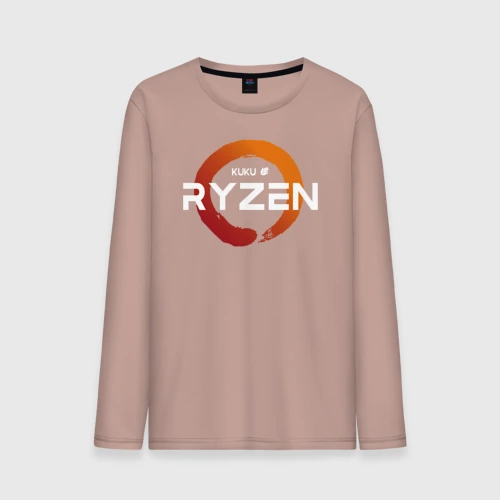 Мужской лонгслив хлопок Kuku Ryzen v.2