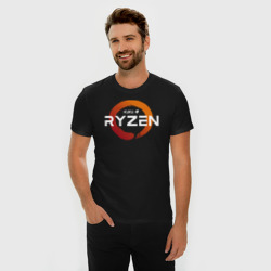 Мужская футболка хлопок Slim Kuku Ryzen v.2 - фото 2