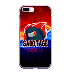 Чехол для iPhone 7Plus/8 Plus матовый Among   us sabotage