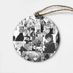 Деревянная игрушка круг Токийский гуль