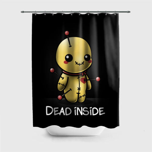 Штора 3D для ванной Dead inside