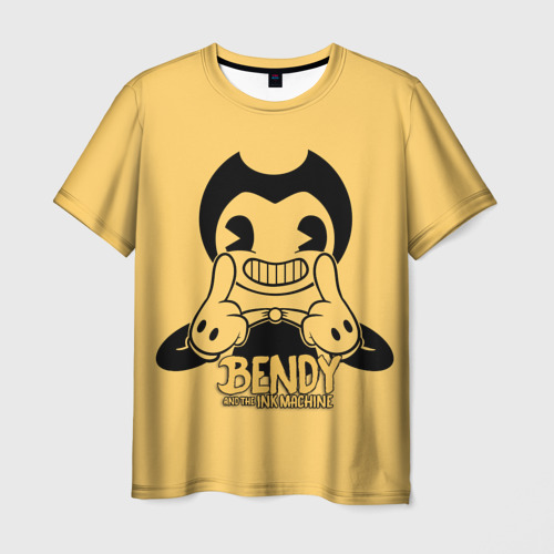 Мужская футболка 3D Bendy And The Ink Machine, цвет 3D печать