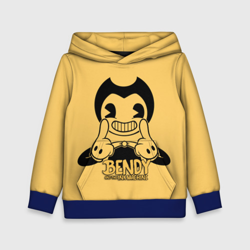 Детская толстовка 3D Bendy And The Ink Machine, цвет синий