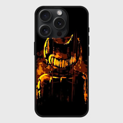 Чехол силиконовый для Apple iPhone 15 Pro матовый Bendy And The Ink Machine