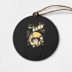 Деревянная игрушка круг Bendy And The Ink Machine