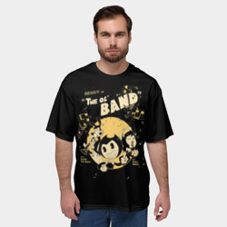 Мужская футболка oversize 3D Bendy And The Ink Machine - фото 2