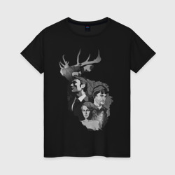 Женская футболка хлопок Hannibal deer