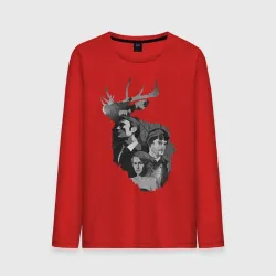 Мужской лонгслив хлопок Hannibal deer