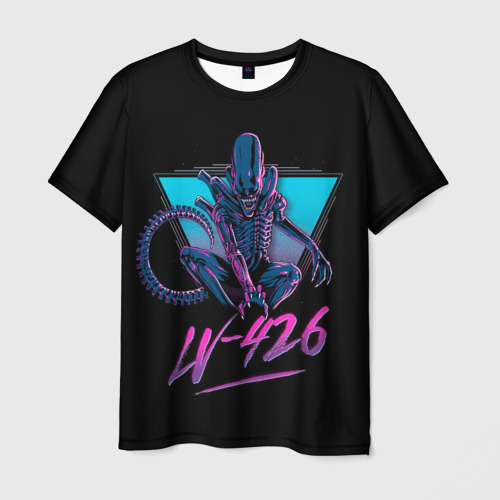 Мужская футболка 3D Чужой 426, цвет 3D печать