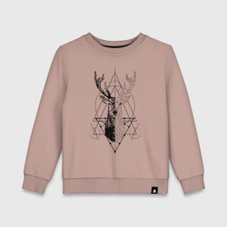 Детский свитшот хлопок Polygonal deer