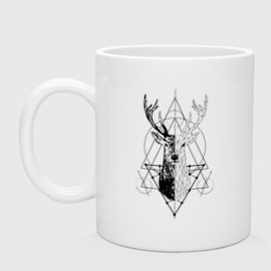 Кружка керамическая Polygonal deer