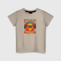 Детская футболка хлопок Halloween and Russia