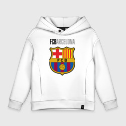 Barcelona FC - emblem – Детское худи Oversize хлопок с принтом купить