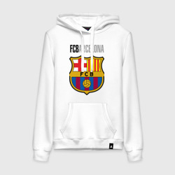 Barcelona FC - emblem – Женская толстовка хлопок с принтом купить со скидкой в -9%