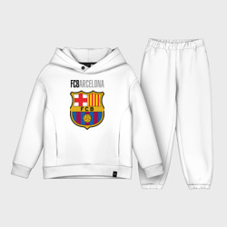 Barcelona FC - emblem – Детский костюм хлопок Oversize с принтом купить со скидкой в -15%