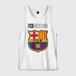 Barcelona FC - emblem – Мужская майка хлопок с принтом купить