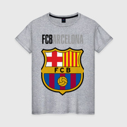 Женская футболка хлопок Barcelona FC