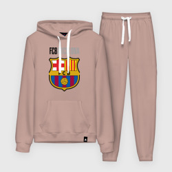 Женский костюм с толстовкой хлопок Barcelona FC