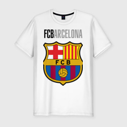 Мужская футболка хлопок Slim Barcelona FC