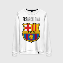 Barcelona FC - emblem – Женский свитшот хлопок с принтом купить со скидкой в -13%
