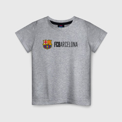 Детская футболка хлопок Barcelona FC