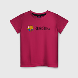 Детская футболка хлопок Barcelona FC
