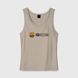 Barcelona FC - эмблема – Женская майка хлопок с принтом купить