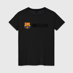 Женская футболка хлопок Barcelona FC