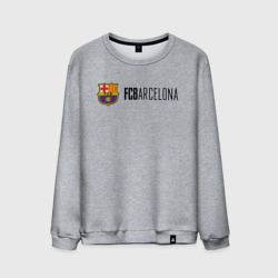 Мужской свитшот хлопок Barcelona FC - эмблема