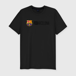 Мужская футболка хлопок Slim Barcelona FC