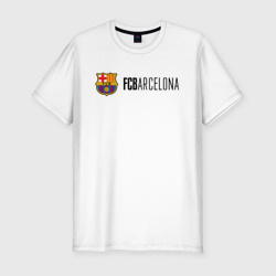 Мужская футболка хлопок Slim Barcelona FC