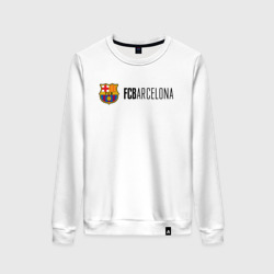 Barcelona FC - эмблема – Женский свитшот хлопок с принтом купить со скидкой в -13%
