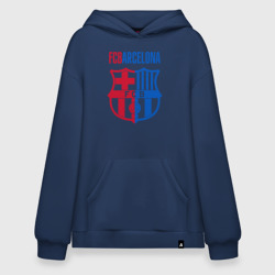 Худи SuperOversize хлопок Barcelona FC