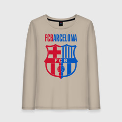 Женский лонгслив хлопок Barcelona FC