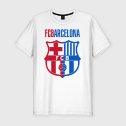 Мужская футболка хлопок Slim Barcelona FC