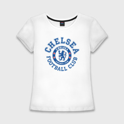 Женская футболка хлопок Slim Chelsea FC