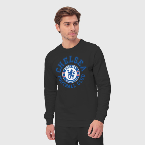 Мужской костюм хлопок Chelsea FC, цвет черный - фото 5