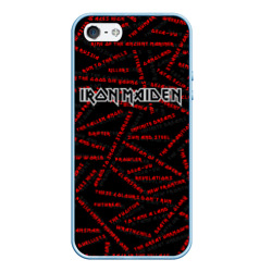 Чехол для iPhone 5/5S матовый Iron Maiden songs