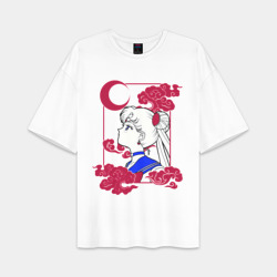 Мужская футболка Oversize хлопок premium Сейлор Мун