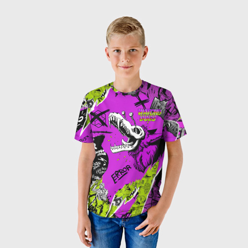 Детская футболка 3D с принтом Watch Dogs: Legion, фото на моделе #1