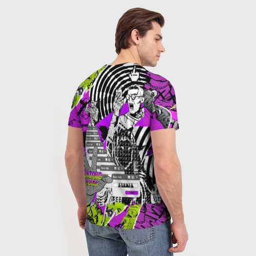Мужская футболка 3D с принтом Watch Dogs: Legion, вид сзади #2
