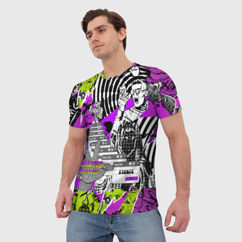 Мужская футболка 3D с принтом Watch Dogs: Legion, фото на моделе #1