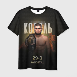 Мужская футболка 3D Хабиб Нурмагомедов - Король v2