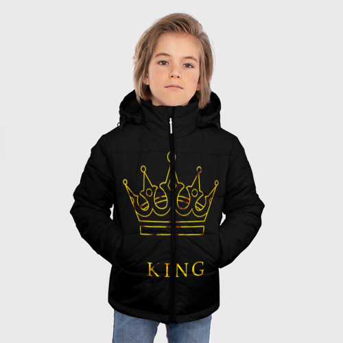 Зимняя куртка для мальчиков 3D King, цвет красный - фото 3