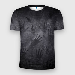 Ладони ушедших – Мужская футболка 3D Slim с принтом купить со скидкой в -9%