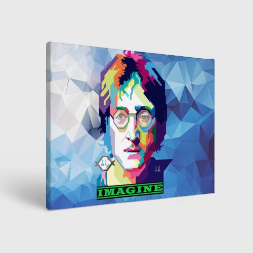 Холст прямоугольный Джон Леннон Imagine