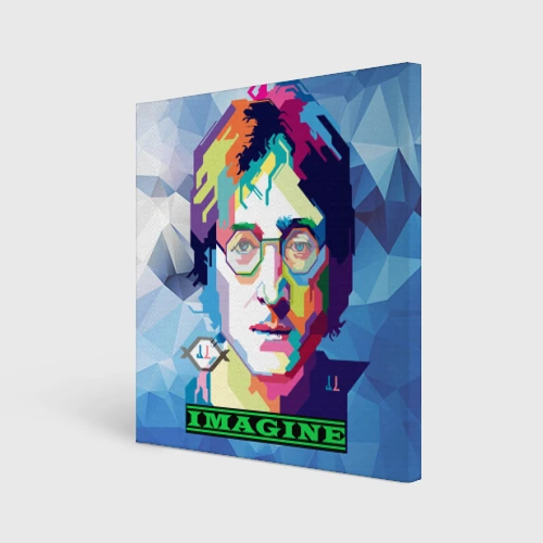 Холст квадратный Джон Леннон Imagine